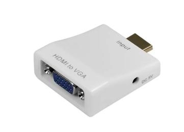 Перехідник VALUE B00230 HDMI (тато)  -  VGA (мама) White (з аудіо інтерфейсом)