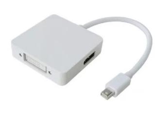 Перехідник VALUE S0416 mini DisplayPort (тато)  -  HDMI/DisplayPort/DVI (мама) White