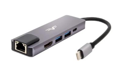 USB-хаб Frime FH-5in1.201HL Space Gray