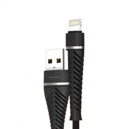 Дата-кабель WUW X113 USB (тато)  -  Lightning (тато) 1m Black