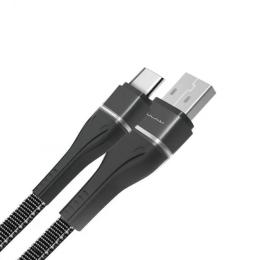 Дата-кабель WUW X112 USB (тато)  -  USB Type-C (тато) 1m Black