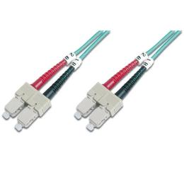 Патч-корд Digitus SC/UPC-SC/UPC, 50/125, MM, OM3, duplex, 3m (DK-2522-03/3)
