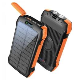 Зовнішній портативний акумулятор Promate SolarTank 20000 mAh Black 20 W (solartank-20pdqi.black)