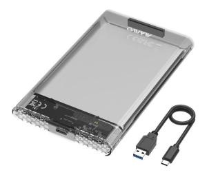 Зовнішня кишеня для диска Maiwo K2510 SATA HDD/SSD USB 3.1 Gen1 Type-C