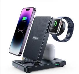 Бездротовий зарядний пристрій Joyroom JR-WQS02 Black Lightning