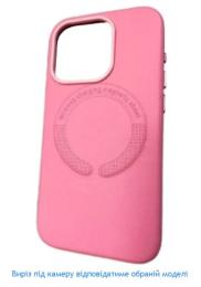 Чохол-накладка Infinity Leather Case MagSafe для Samsung S23 Pink