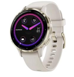 Смарт-годинник Garmin Venu 3S Ivory Case with Soft Gold S. Steel Bezel and S. Band (010-02785-04)