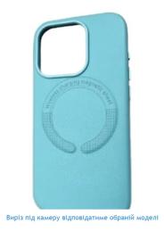 Чохол-накладка Infinity Leather Case MagSafe для Samsung S23 Plus Blue