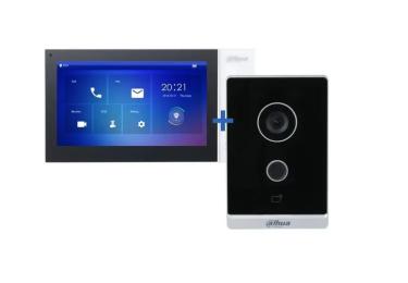 Відеодомофон Dahua DHI-VTO2211G-WP + панель виклику DHI-VTH2421FW-P