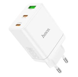 Адаптер живлення для телефона Hoco N33 Start White PD35W(2C1A)