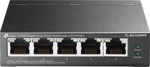 Світч TP-Link TL-SG105MPE Black