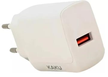 Адаптер живлення для телефона iKaku KSC-178 FEISU White QC3.0