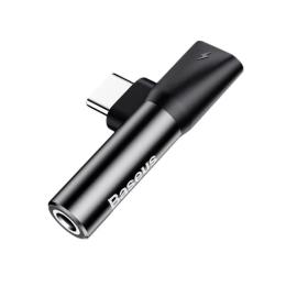 Перехідник Baseus CATL41-01 Type-C (тато)  -  3.5mm mini jack + Type-C (мама)