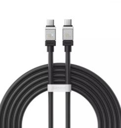 Дата-кабель Baseus CoolPlay Series Type-C (тато) - Type-C (тато) 2m Black 100W