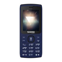Кнопковий телефон Sigma mobile X-style 34NRG Blue Type-C (Уцінений)