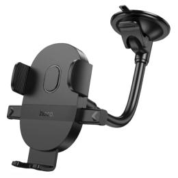 Тримач в авто Hoco H20 Black Mighty one-button car holder(windshield)