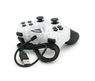 Геймпад Voltronic USB-908 White USB 2.0 Double Shock