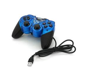 Геймпад Voltronic USB-908 Blue USB 2.0 Double Shock