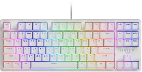 Клавіатура Hator Rockfall 2 Mecha White Switch TKL Aurum Orange (ENG/UKR)