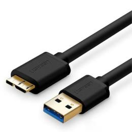 Дата-кабель Ugreen US130 USB (тато) - microUSB Type B (тато) 1m Black (UGR-10841)