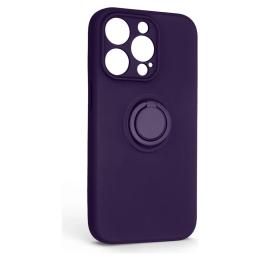 Чохол-накладка ArmorStandart Icon Ring для Apple iPhone 14 Pro Dark Purple (ARM68712)