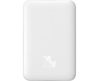 Зовнішній портативний акумулятор Baseus Magnetic Mini Wireless Fast Charge Overseas Edition 10000mAh 20W White (PPCX070002)
