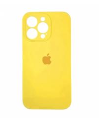 Чохол-накладка Infinity Silicone Case Full Camera для iPhone 15 Pro Yellow