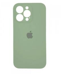 Чохол-накладка Infinity Silicone Case Full Camera для iPhone 15 Pro Fresh Green