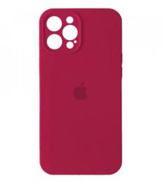 Чохол-накладка Infinity Silicone Case Full Camera для iPhone 15 Pro Max Rose Red