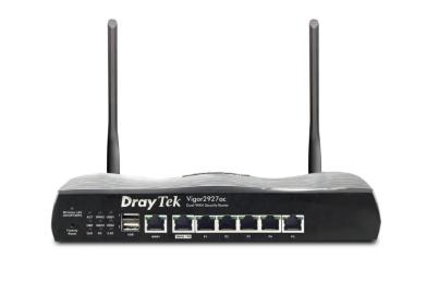 Маршрутизатор DrayTek VIGOR 2927AC 2(6) WAN GBE, 5 LAN GBE, 2 USB 2.0, 50 VPN, MULTI-LAN (8+DMZ+IP R