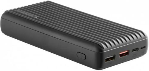 Зовнішній портативний акумулятор Promate Titan-30 30000mAh Black 30W