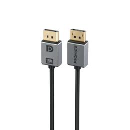 Відео-кабель Promate dplink-16k DisplayPort (тато)  -  DisplayPort (тато) 2m Black (dplink-16k.black)
