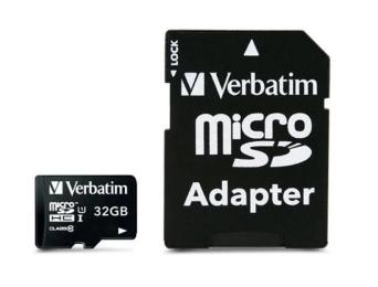 Карта памяті Verbatim microSDHC (44083) 32 GB UHS-I (U1) V10 Premium + SD Adapter