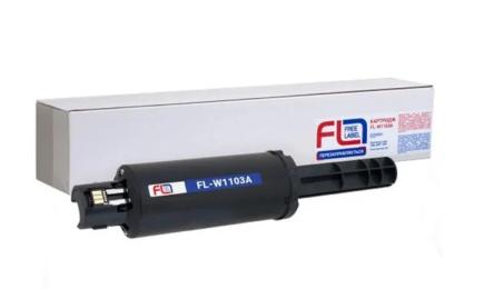 Картридж для принтера FREE Label FL-W1103A Black HP Neverstop LJ 1000a/1000w/1200a/1200w (W1103A)