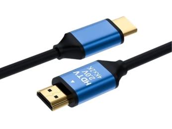 Відео-кабель Infinity HDMI (тато) HDMI (тато) 1.5m v2.0 Black Blue Premium