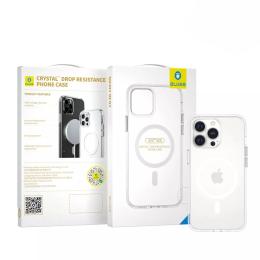 Чохол-накладка Blueo Crystal Pro Drop Resistance Case With Magentic iPhone 15 plus Transparent