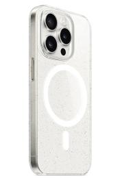 Чохол-накладка Blueo Crystal Pro Drop Resistance Case With Magentic iPhone 15 Pro Max Glitter Transparent
