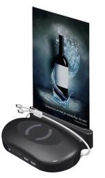 Зовнішній портативний акумулятор UFT PS101 10000mAh Black бездротова зарядка