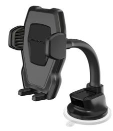 Тримач в авто Promate DashMount Black (dashmount.black)