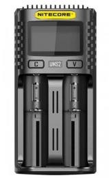 Зарядний пристрій для акумуляторів AA, AAA Nitecore UMS2 Black