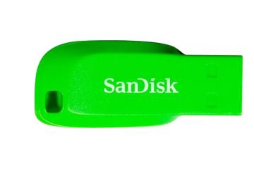 Флеш память SanDisk Cruzer Blade 32GB Green (SDCZ50C-032G-B35GE)