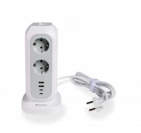 Мережевий фільтр Verbatim EUPT-01 EU Power Tower
