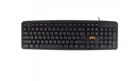 Клавіатура GTL GTL-8125 Black USB (ENG/UKR/RU)