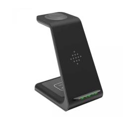 Бездротовий зарядний пристрій Infinity T3 3 IN1 15W FAST White