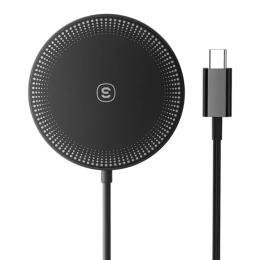 Бездротовий зарядний пристрій Essager 15W Chengfeng Magnetic Black (EWXCX-CF01-Z)