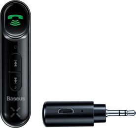 ФМ-модулятор Baseus BSBA-02 AUX Wireless Audio Receiver Black