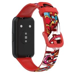 Ремінець для фітнес-браслету BeCover Modern Style Becover для Huawei Band 7/Honor Band 7 Red Lion (709450)