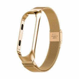 Ремінець для фітнес-браслету BeCover Metal для Xiaomi Mi Smart Band 8 Gold (709359)