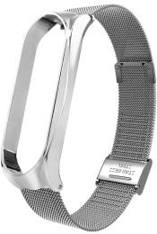 Ремінець для фітнес-браслету BeCover Metal для Xiaomi Mi Smart Band 8 Silver (709358)