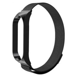 Ремінець для фітнес-браслету ArmorStandart Milanese Magnetic Band для Xiaomi Mi Band 7 Black (ARM67848)